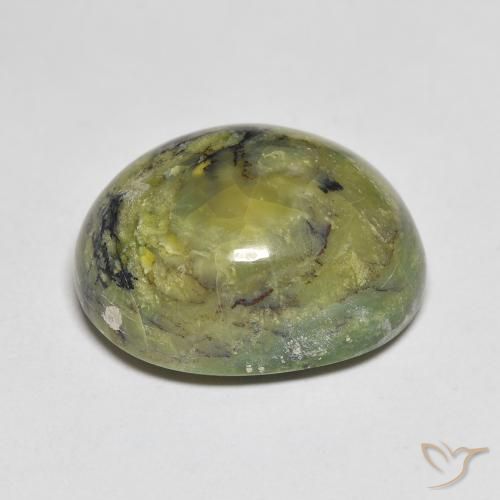 Opale Verde caldo naturale da 13.83 ct, Ovale, Opaco