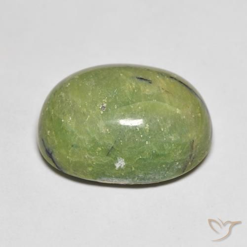Opale Verde caldo naturale da 12.46 ct, Ovale, Opaco