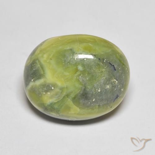 11.89ct Naturale Terra Verde Opale, Ovale, Opaco