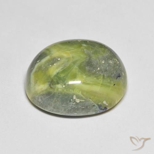 Opale Terra Verde naturale da 11.89 ct, Ovale, Opaco