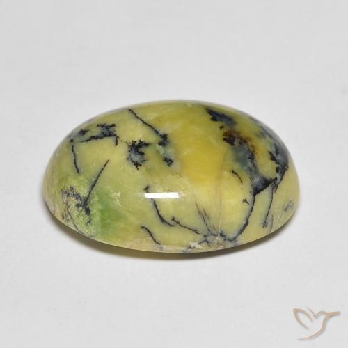Opale Verde caldo naturale da 9.96 ct, Ovale, Opaco