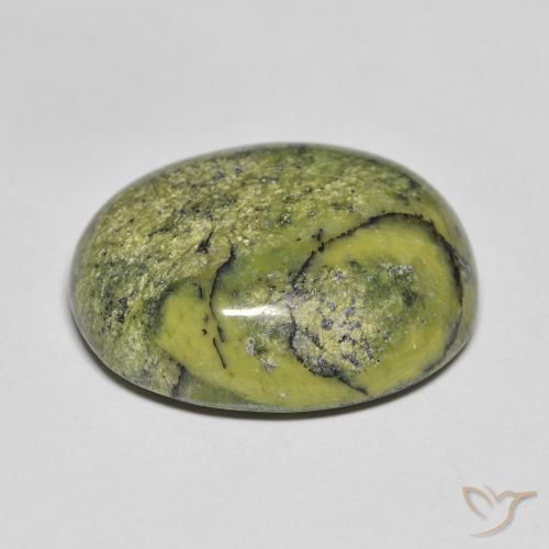 Opale Verde caldo naturale da 18.75 ct, Ovale, Opaco