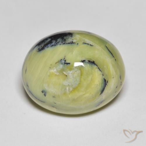 14.17ct Naturale Verde chiaro Opale, Ovale, Opaco