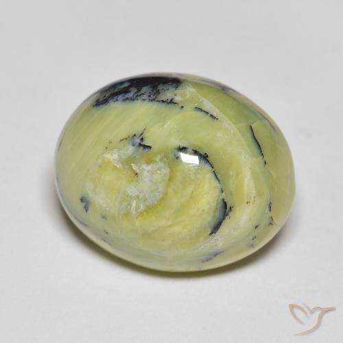 Opale Verde chiaro naturale da 14.17 ct, Ovale, Opaco