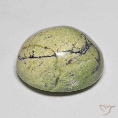 Opale Verde medio naturale da 18.90 ct, Ovale, Opaco