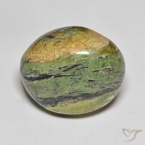 16.51ct Naturale Terra Verde Opale, Ovale, Opaco