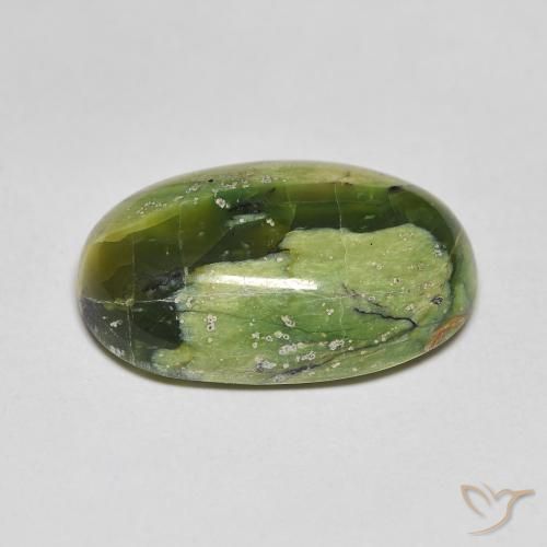 Opale Verde medio naturale da 8.21 ct, Ovale, Opaco