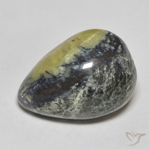 13.00ct Naturale Multicolore Opale, Forma a pera, Opaco