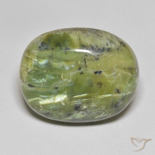 25.34ct Naturale Verde medio Opale, Cuscino, Opaco