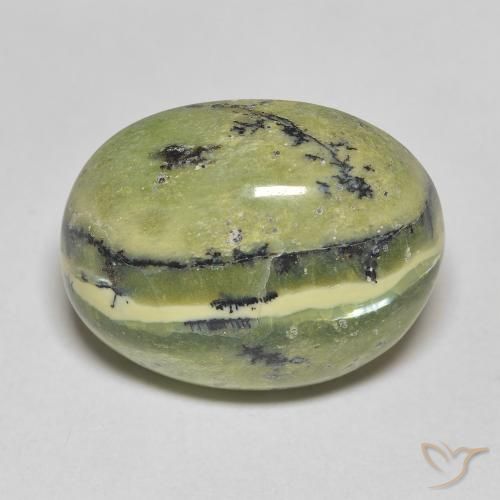 11.81ct Naturale Terra Verde Opale, Ovale, Opaco, Photo A