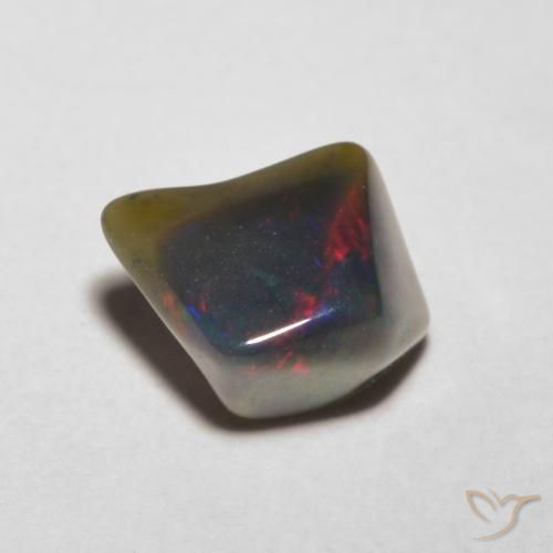 0.90ct Naturale Multicolore Opale, Taglio a fantasia, Traslucido