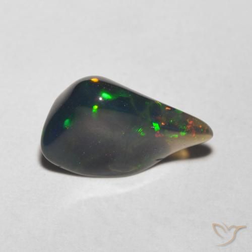1.30ct Naturale Multicolore Opale, Taglio a fantasia, Traslucido
