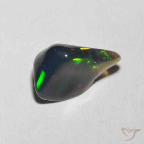 Opale Multicolore naturale da 1.30 ct, Taglio a fantasia, Traslucido