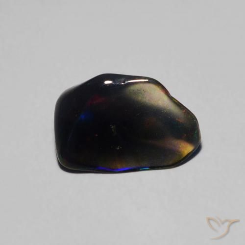 Opale Multicolore naturale da 0.49 ct, Taglio a fantasia, Traslucido