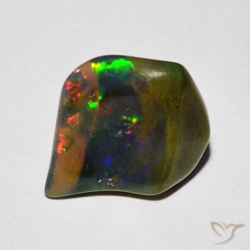 2.25ct Naturale Multicolore Opale, Taglio a fantasia, Traslucido