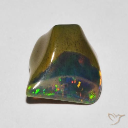 Opale Multicolore naturale da 2.25 ct, Taglio a fantasia, Traslucido