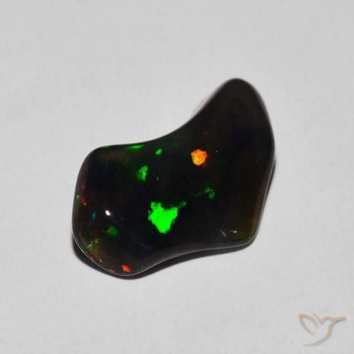 1.11ct Naturale Multicolore Opale, Taglio a fantasia, Traslucido