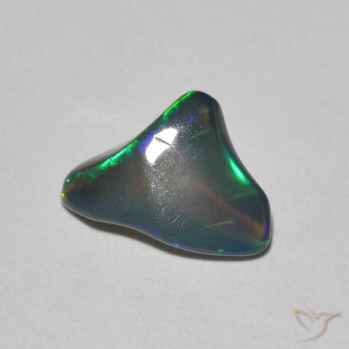 0.90ct Naturale Multicolore Opale, Taglio a fantasia, Traslucido