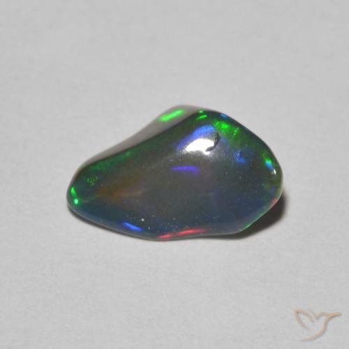 Opale Multicolore naturale da 0.90 ct, Taglio a fantasia, Traslucido