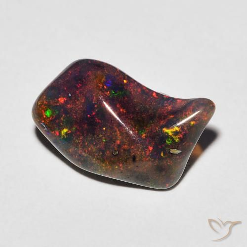 Opale Multicolore naturale da 1.63 ct, Taglio a fantasia, Traslucido