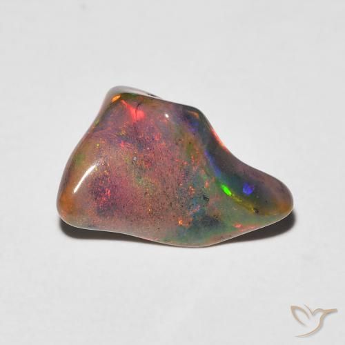 1.85ct Naturale Multicolore Opale, Taglio a fantasia, Traslucido