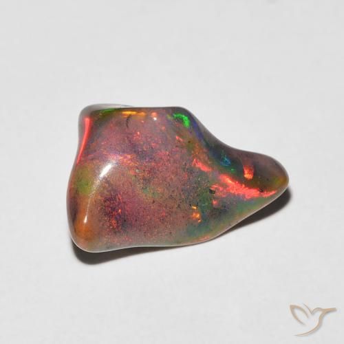 Opale Multicolore naturale da 1.85 ct, Taglio a fantasia, Traslucido