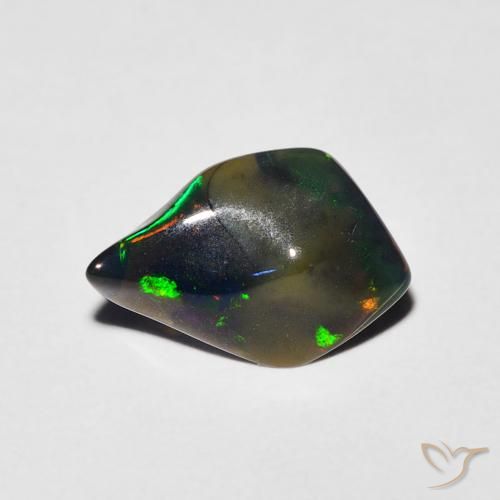 0.91ct Naturale Multicolore Opale, Taglio a fantasia, Traslucido
