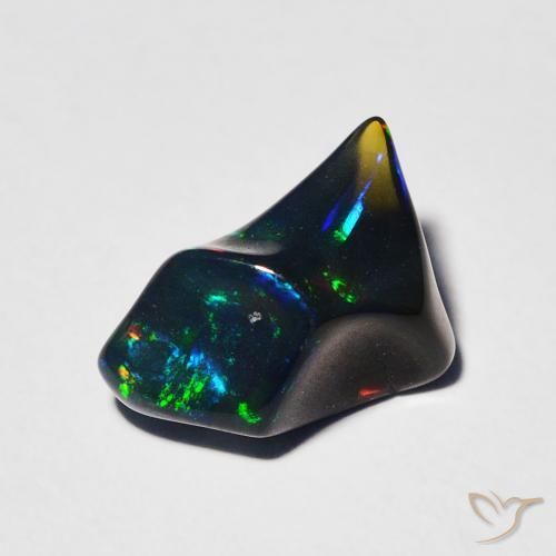 1.30ct Naturale Multicolore Opale, Taglio a fantasia, Traslucido, Photo A