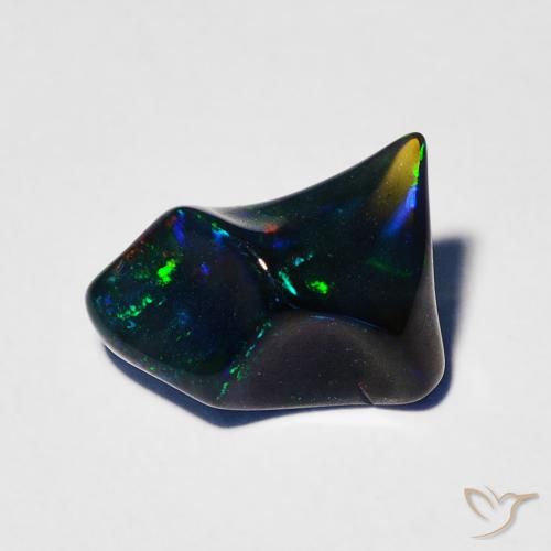 Opale Multicolore naturale da 1.30 ct, Taglio a fantasia, Traslucido