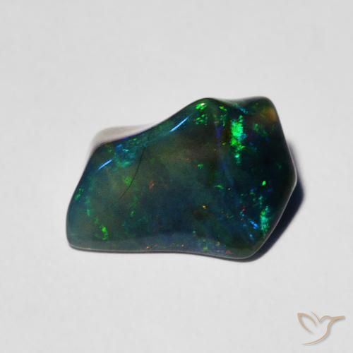 Opale Multicolore naturale da 1.97 ct, Taglio a fantasia, Traslucido