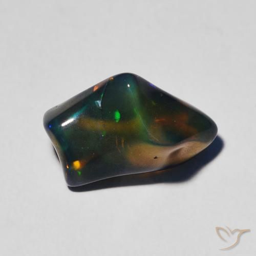 2.35ct Naturale Multicolore Opale, Taglio a fantasia, Traslucido