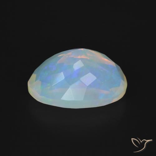 Opale Multicolore naturale da 3.34 ct, Ovale, Trasparente