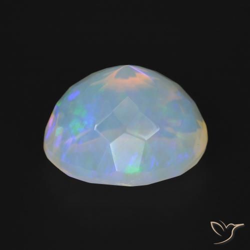 Opale Multicolore naturale da 4.02 ct, Ovale, Trasparente