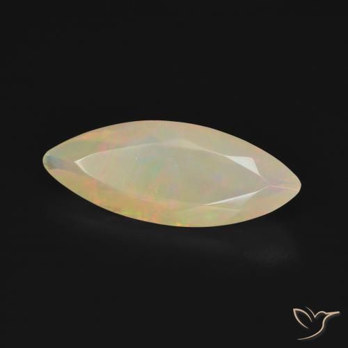 Opale Multicolore naturale da 1.56 ct, Taglio marquise, Trasparente