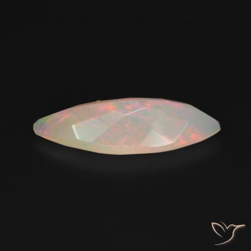 Opale Multicolore naturale da 1.56 ct, Taglio marquise, Trasparente