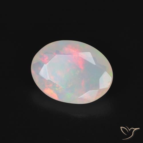Opale Multicolore naturale da 1.42 ct, Ovale, Trasparente