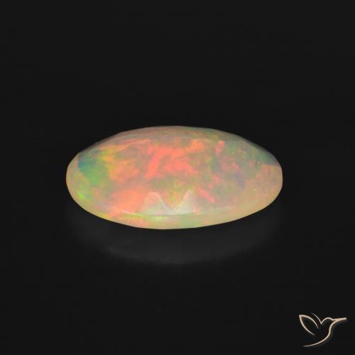 Opale Multicolore naturale da 2.66 ct, Ovale, Trasparente