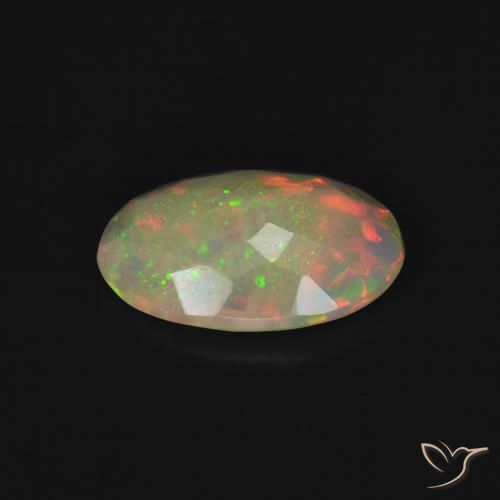 Opale Multicolore naturale da 1.73 ct, Ovale, Trasparente