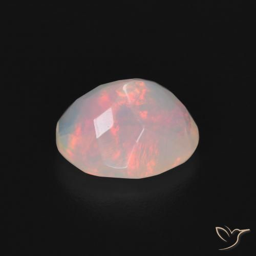 Opale Multicolore naturale da 1.20 ct, Ovale, Trasparente