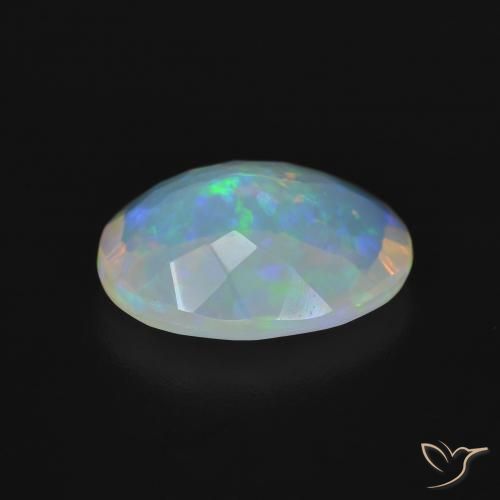 Opale Multicolore naturale da 2.76 ct, Ovale, Trasparente