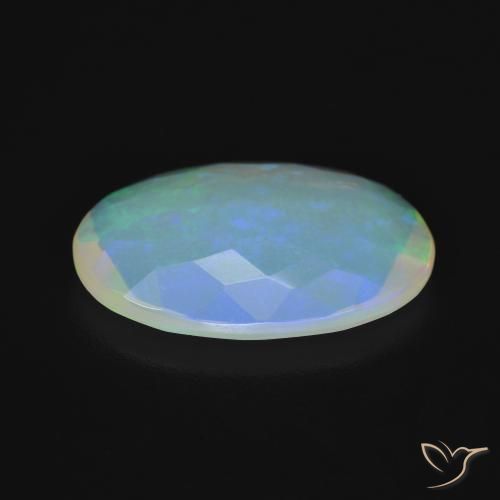 Opale Multicolore naturale da 3.40 ct, Ovale, Trasparente