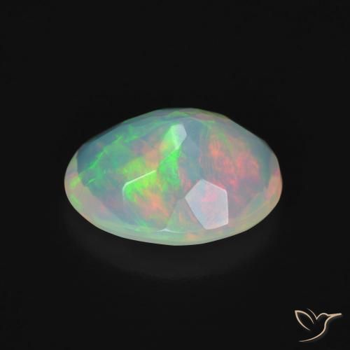 Opale Multicolore naturale da 1.87 ct, Ovale, Trasparente