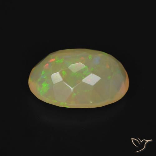 Opale Multicolore naturale da 3.78 ct, Ovale, Trasparente