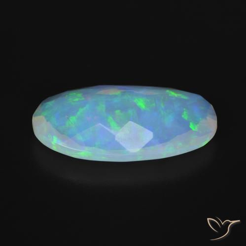 Opale Multicolore naturale da 5.88 ct, Ovale, Trasparente