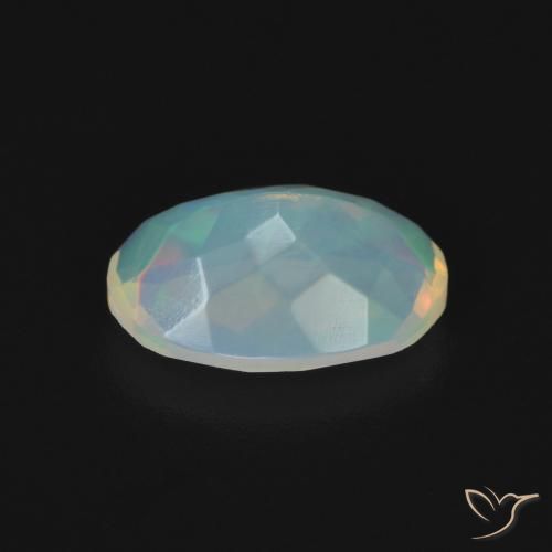 Opale Multicolore naturale da 1.21 ct, Ovale, Trasparente