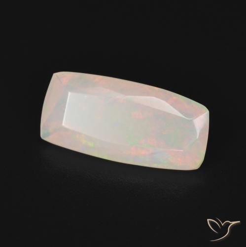 Opale Multicolore naturale da 1.25 ct, Cuscino, Trasparente