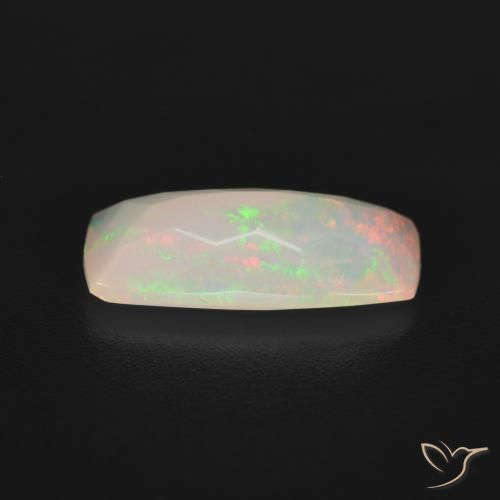 Opale Multicolore naturale da 1.25 ct, Cuscino, Trasparente