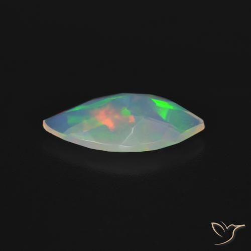 Opale Multicolore naturale da 1.31 ct, Taglio marquise, Trasparente