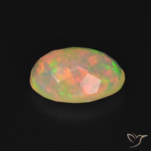 Opale Multicolore naturale da 1.75 ct, Ovale, Trasparente