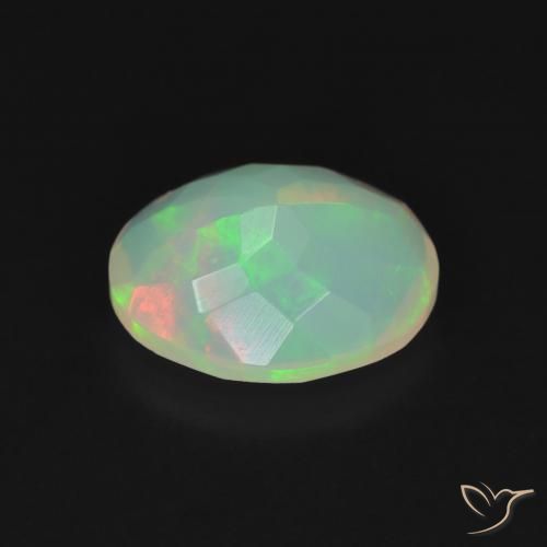 Opale Multicolore naturale da 1.10 ct, Ovale, Trasparente